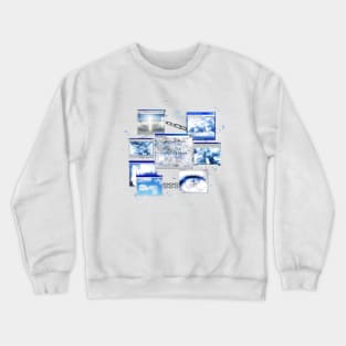 Cyber Angel Cybercore Design Crewneck Sweatshirt